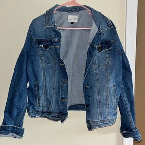 Blue jean jacket size L